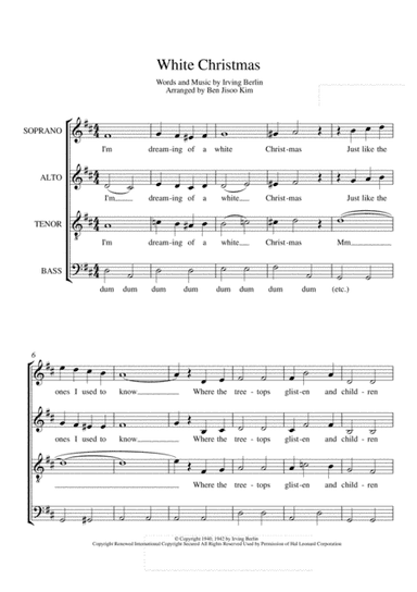 White Christmas (arr. Ben Jisoo Kim)