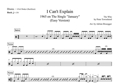 I Can't Explain (arr. Adrian Bissegger)