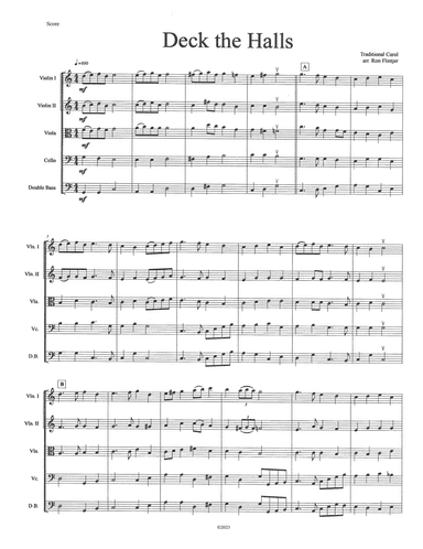 Deck the Halls (arr. Ron Flintjer)