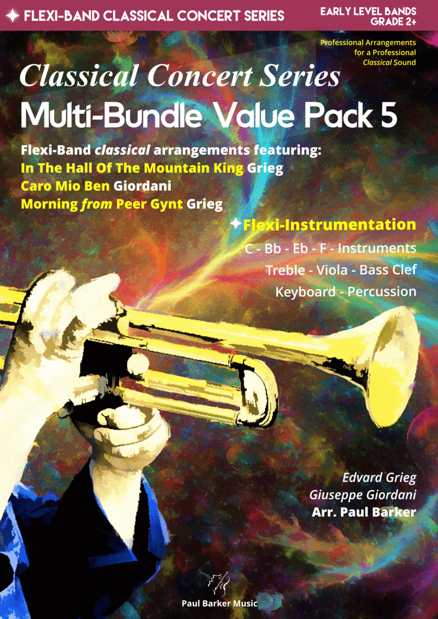 Classical Concert Series - Multi-Bundle Value Pack 5 (Flexible Instrumentation) (arr. Paul Barker)