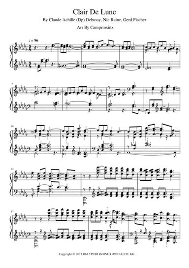 Clair De Lune (arr. Camprixinx)