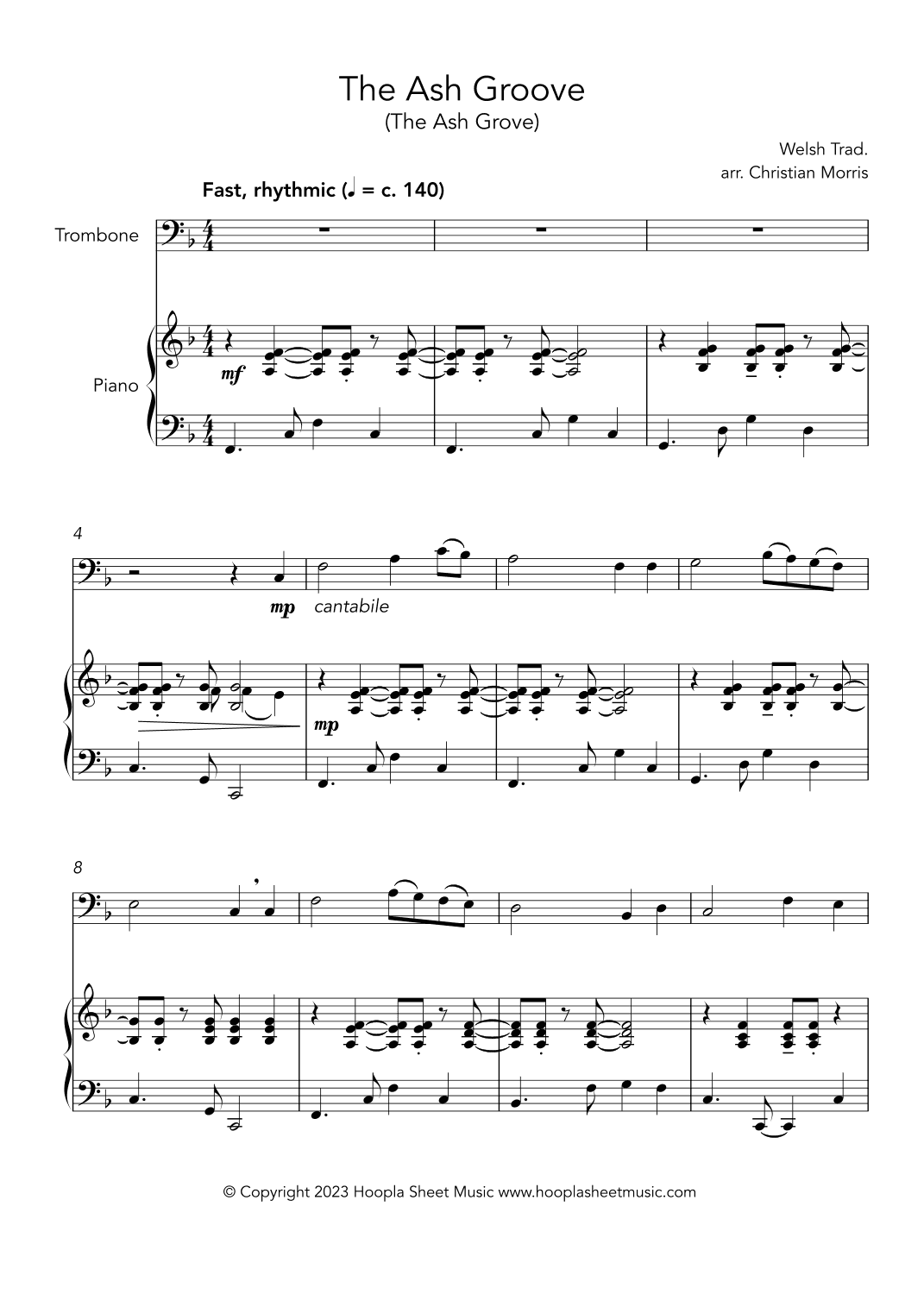 The Ash Groove (The Ash Grove) (arr. Christian Morris)