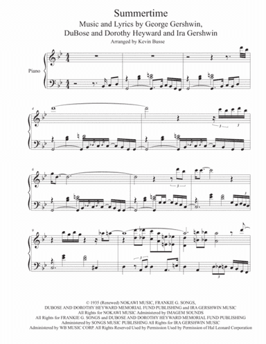 Summertime (arr. Kevin Busse)