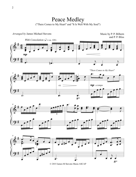 Peace Medley ("It Is Well" & "There Comes to My Heart") (arr. James Michael Stevens)