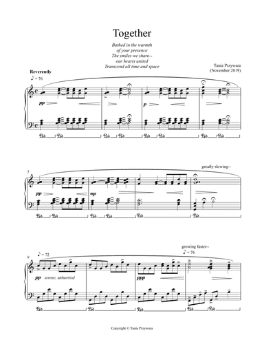 "Together", by Tania Przywara (Piano Solo)