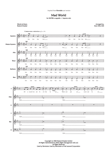 Mad World (arr. Dom Otto Asis)
