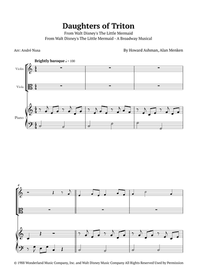 Daughters Of Triton (arr. André Nusa)