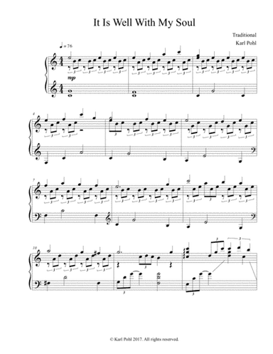 It Is Well With My Soul - Arr. Pohl