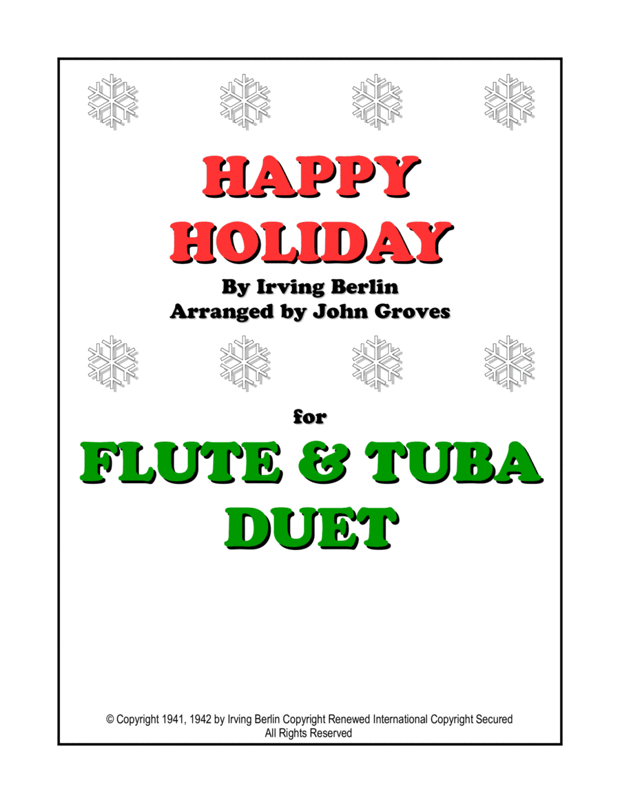 Happy Holiday (arr. John Groves)