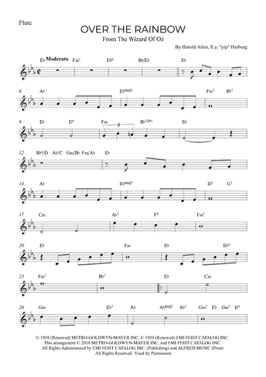 Over The Rainbow (arr. Alex Nunes Rodrigues)