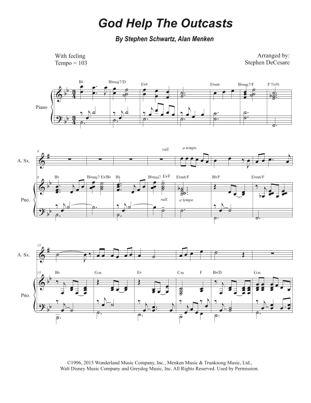 God Help The Outcasts (arr. Stephen DeCesare)
