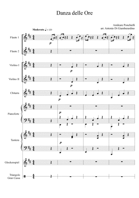 Dance of the Hours - Student Orchestra (arr. Antonio Di Giamberardino)