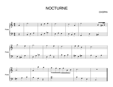 Nocturne (arr. Southwest Music Academy)