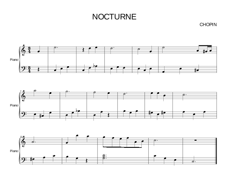 Nocturne (arr. Southwest Music Academy)