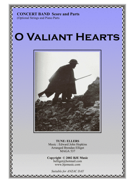 O Valiant Hearts - Concert Band Score and Parts PDF (arr. Brendan Elliget MAGA 537)