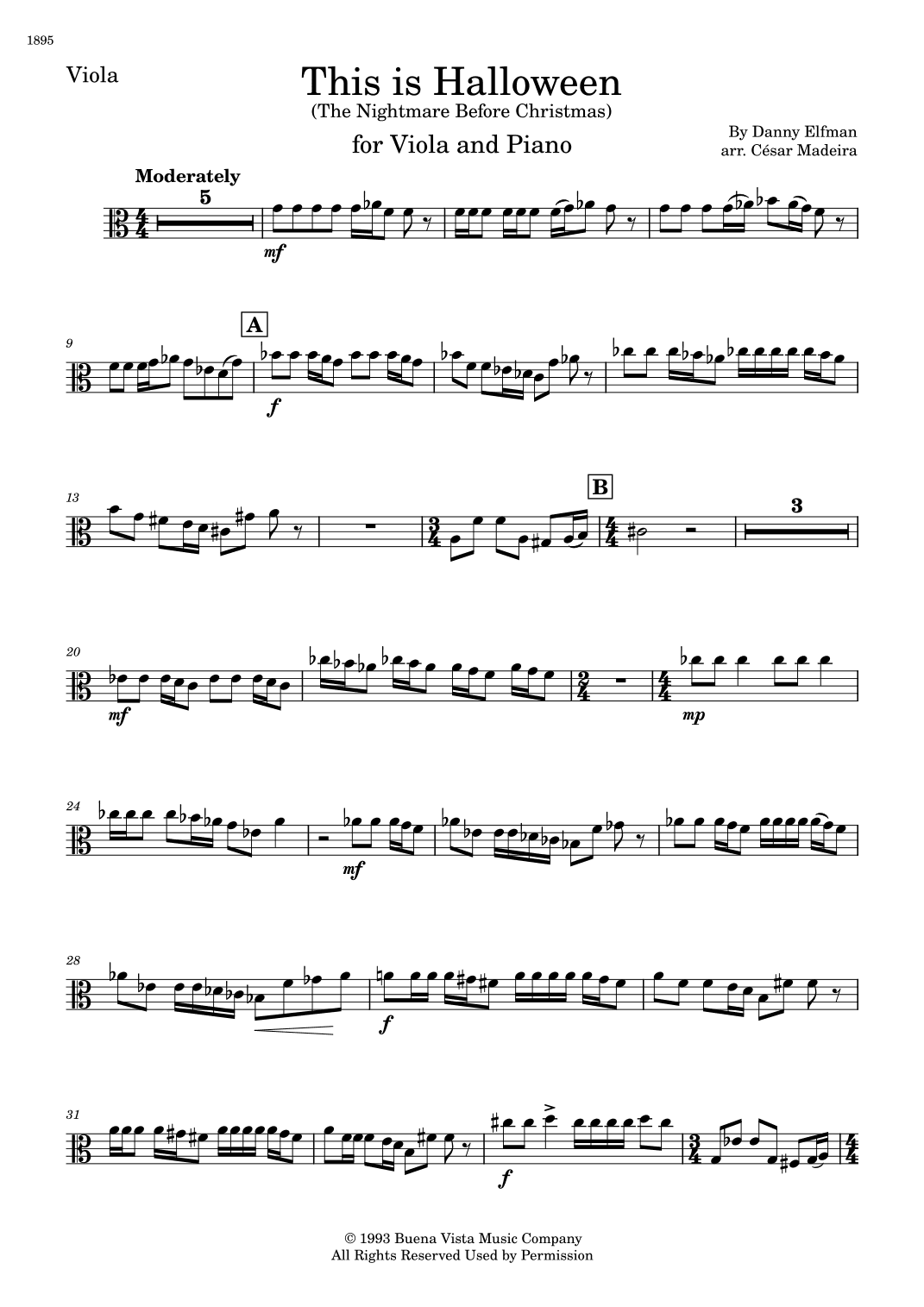 This Is Halloween (arr. César Madeira)
