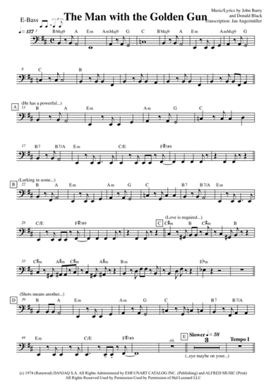 The Man With The Golden Gun (arr. Jan Angermüller)