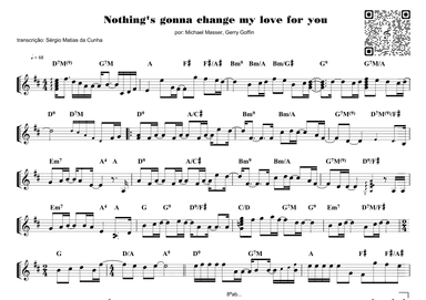 Nothing's Gonna Change My Love For You (arr. Piano)