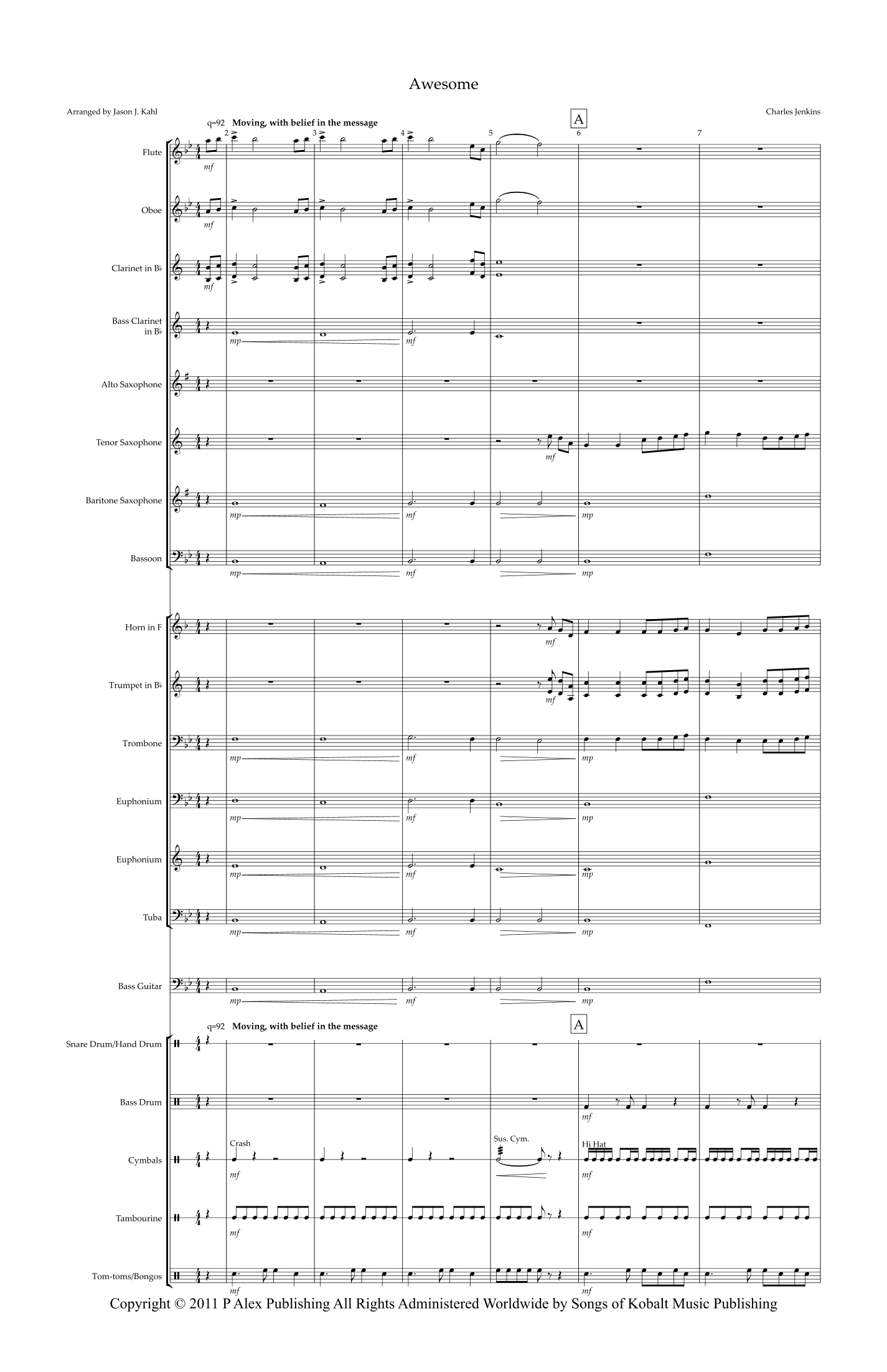 Awesome (arr. Jason J Kahl)