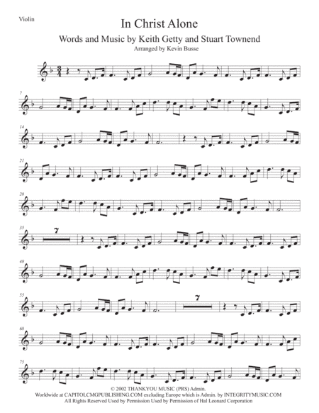 In Christ Alone (arr. Kevin Busse)
