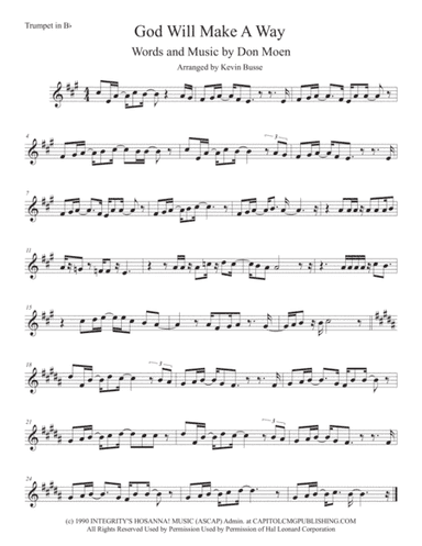 God Will Make A Way (arr. Kevin Busse)