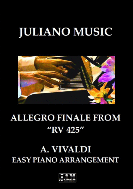 ALLEGRO FINALE FROM "RV 425" (EASY PIANO) - A. VIVALDI (arr. Juliano Music)