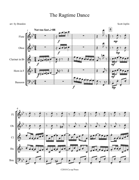 The Ragtime Dance (arr. Sy Brandon)