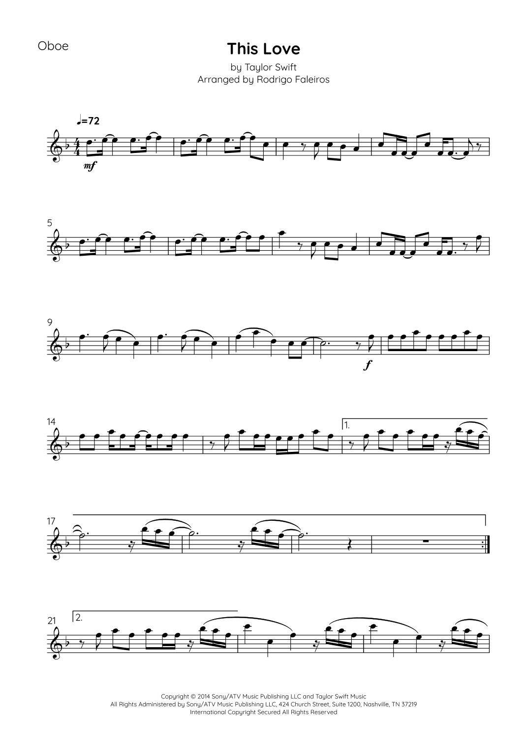 This Love (arr. Rodrigo Faleiros)