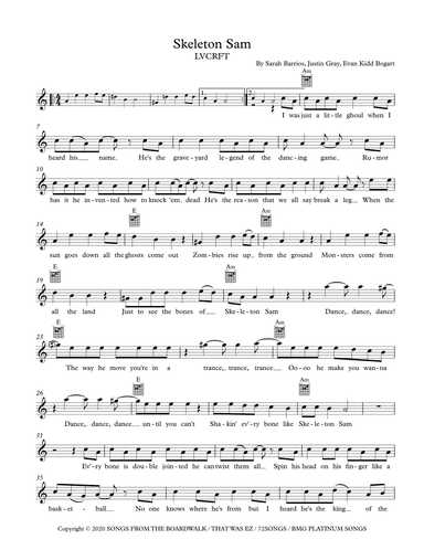 Skeleton Sam (arr. Darren Stewart)