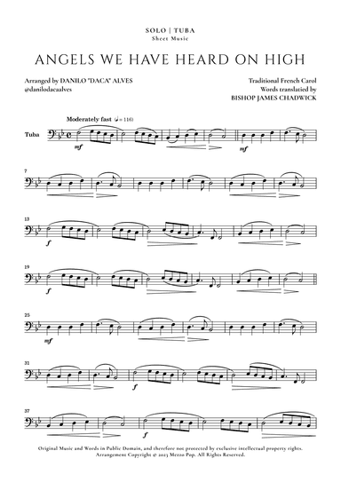 Angels We Have Heard On High (arr. Danilo "Daca" Alves)