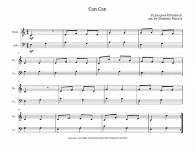 Can Can (arr. Dominic Meccia)