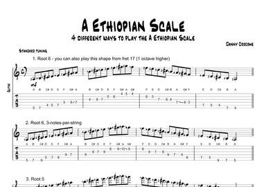 A Ethiopian Scale (4 Ways to Play)