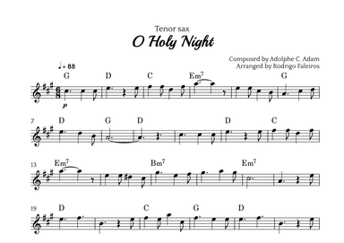 O Holy Night (arr. Rodrigo Faleiros)