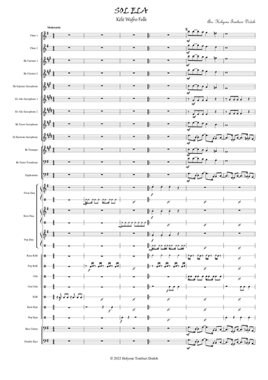 Sol Ela (arr. Holyone Tombari Dodoh)