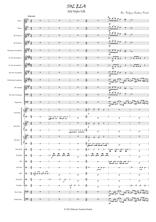 Sol Ela (arr. Holyone Tombari Dodoh)