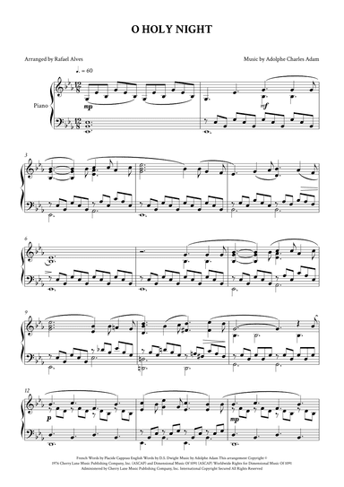 O Holy Night (arr. Rafael Alves)