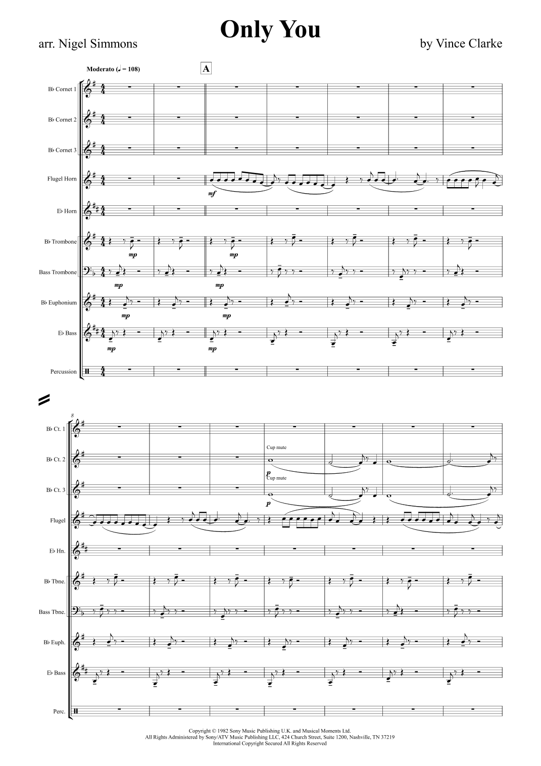 Only You (arr. Nigel Simmons)