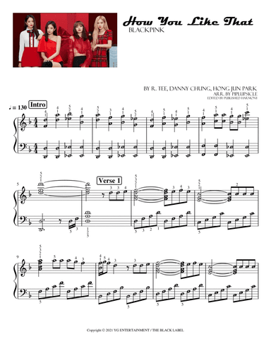 How You Like That (arr. Piplupsicle & Published Harmony)