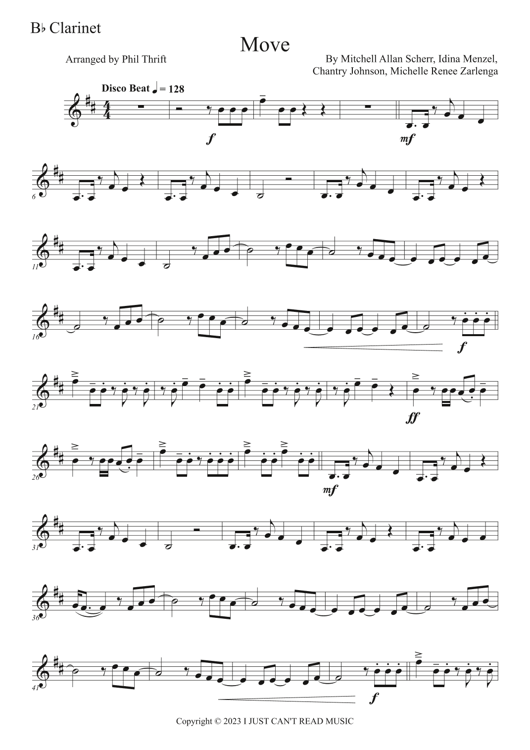 Move (arr. Phil Thrift)