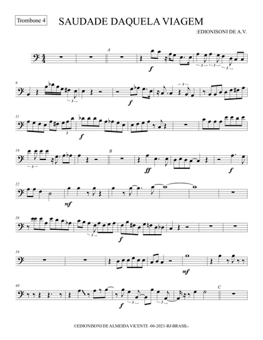 01-SAUDADE DAQUELA VIAGEM - Trombone 4