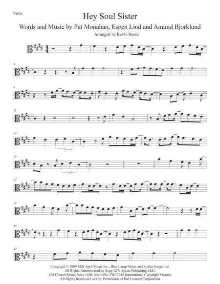 Hey, Soul Sister (arr. Kevin Busse)