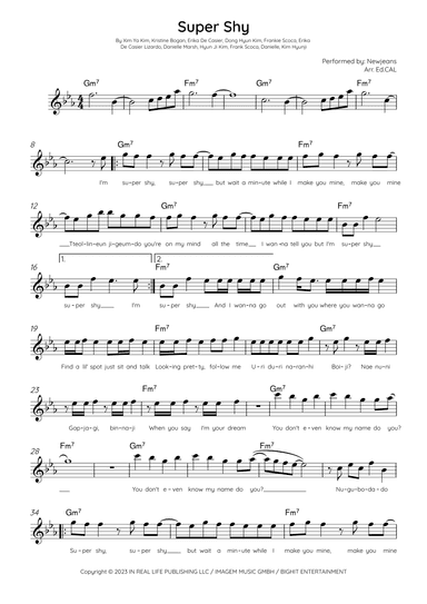 Super Shy (arr. Arr. Ed.CAL)