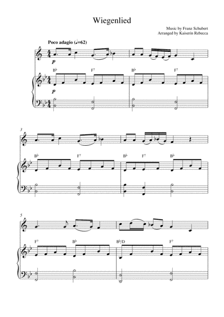 Wiegenlied (arr. Kaiserin Rebecca)