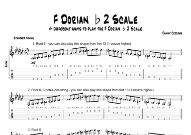F Dorian b2 Scale (4 Ways to Play)