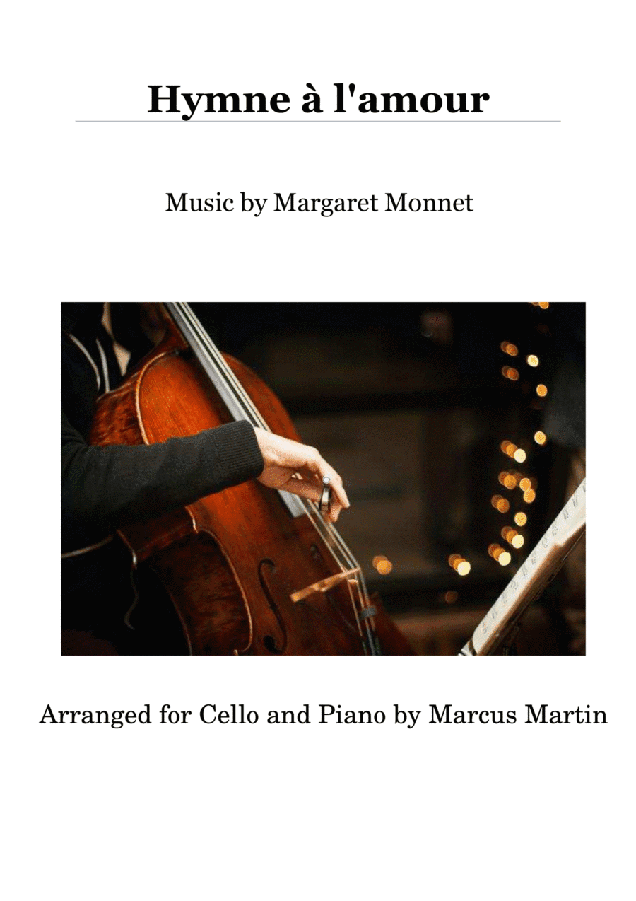 Hymne A L'amour (arr. Marcus Martin)