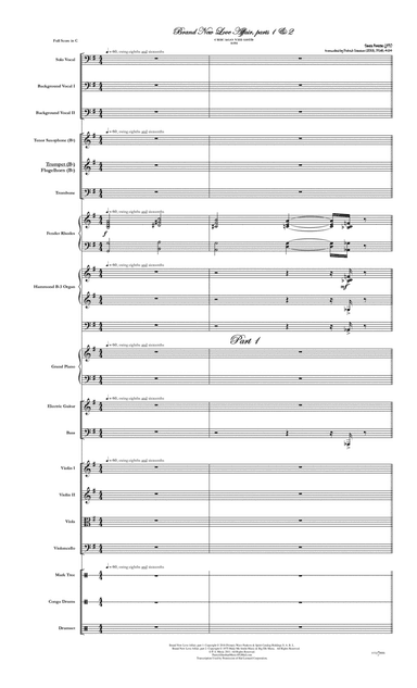 Brand New Love Affair Part 1 (arr. Patrick Sheehan)
