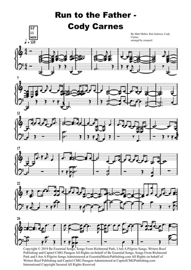 Run To The Father (arr. BY EZEQUIEL EDIÇÕES)