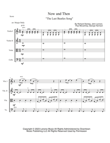 Now And Then (arr. Margie Dally)