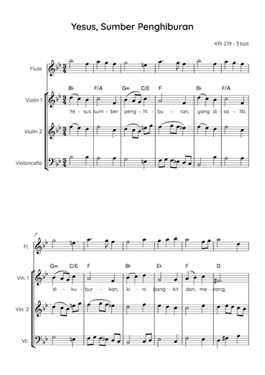 Jesus, unser Trost und Leben / Yesus, Sumber Penghiburan (arr. Angie Wiranata)
