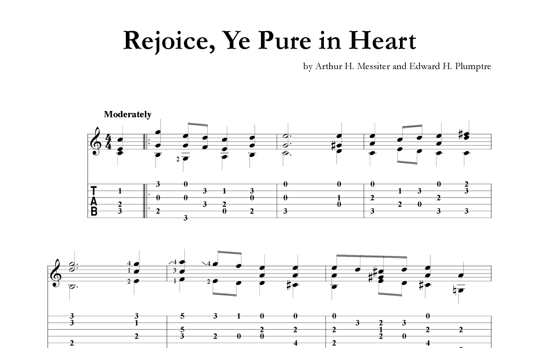 Rejoice, Ye Pure in Heart (arr. Mark Phillips)